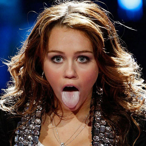 Miley Cyrus The shining picture of intelligence all our children will one 